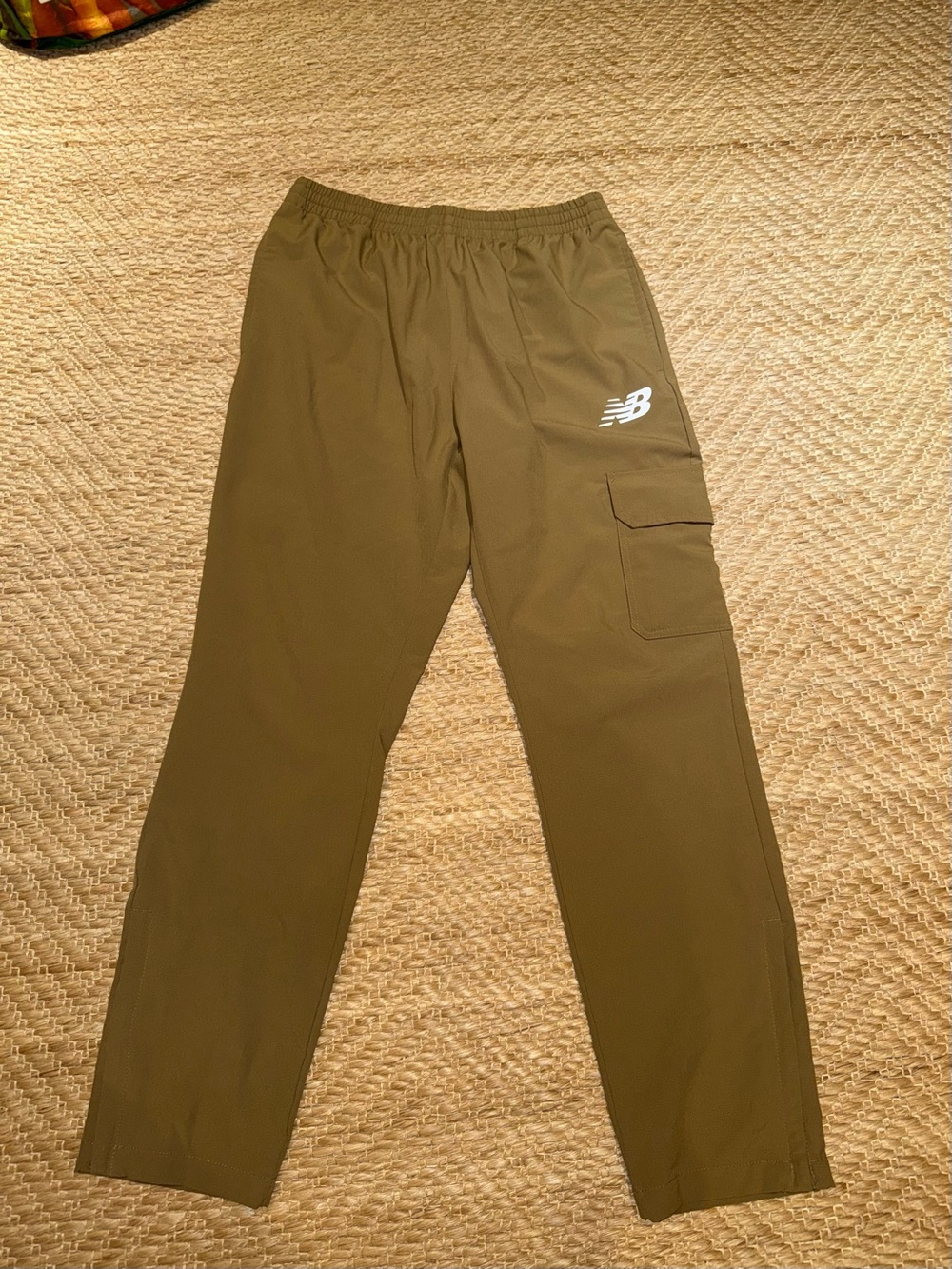 New Balance Olive Green Cargo Pants for Men